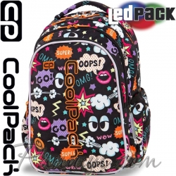 Cool Pack LED Светеща ученическа раница Joy M Comics A20202